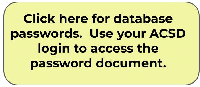 Click here for login information for database access